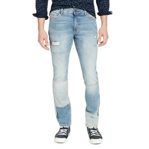 Sun + Stone Distressed Slim Fit Ditmars Jeans